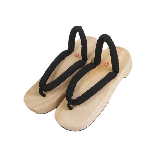 Sabot Geta Japonais en Bois & Caoutchouc