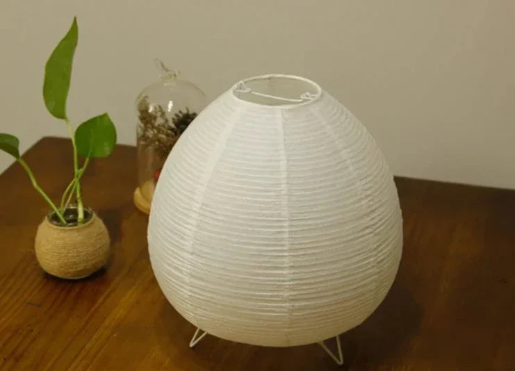 Lampe Japonaise en Papier & Fer, Lumière Douce et Ambiance Zen