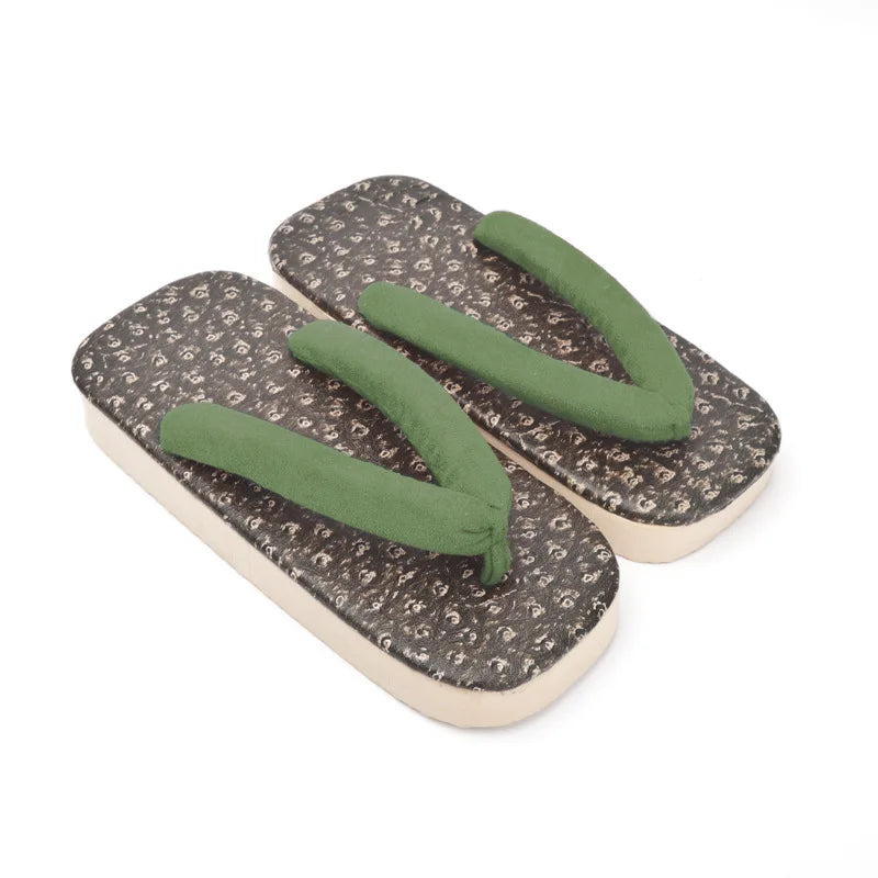 Geta Japonaises Traditionnelles en Coton & PVC