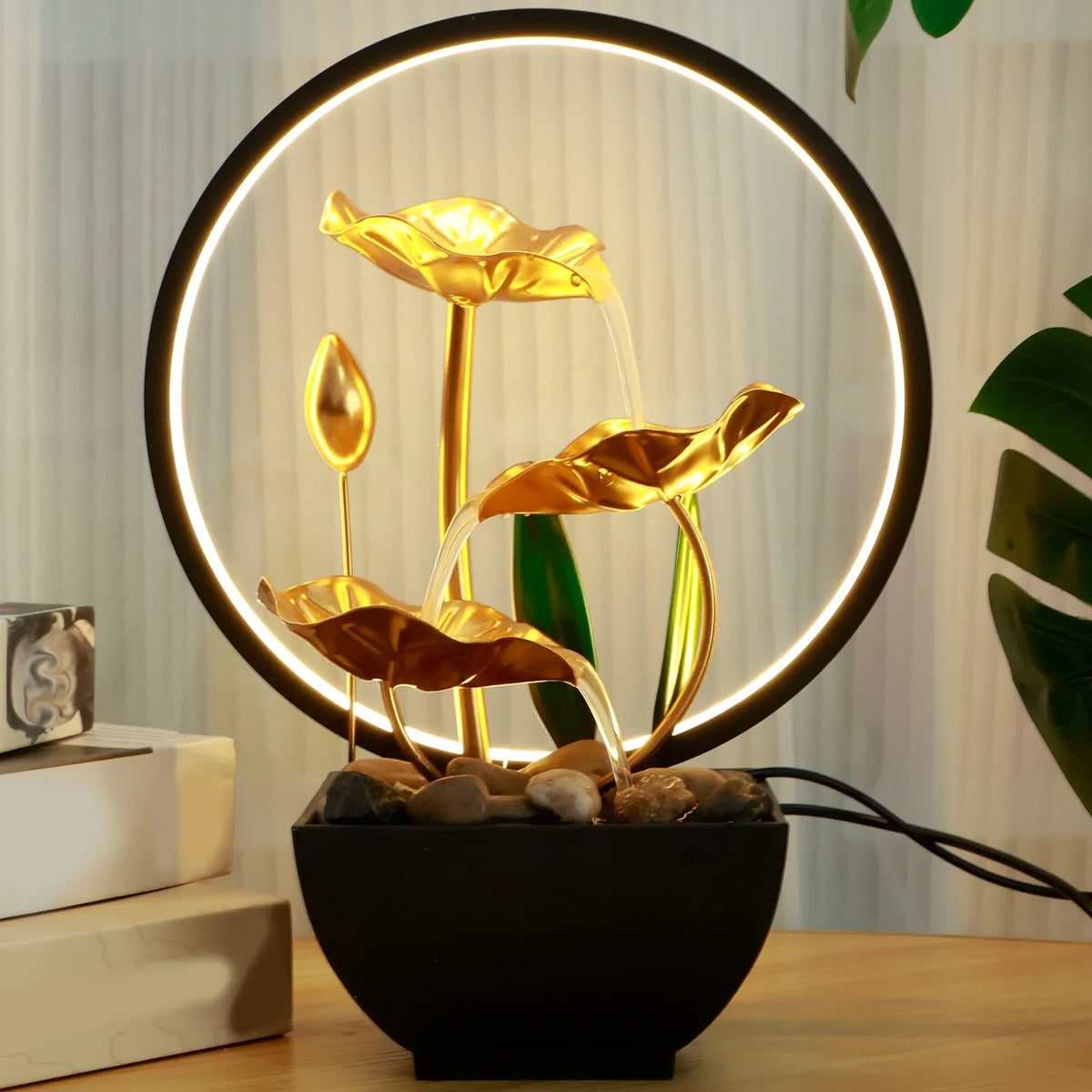 Mini Fontaine Japonaise LED – Sérénité et Élégance Zen