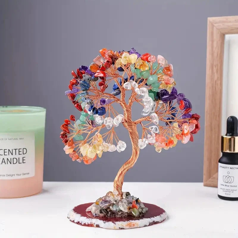 Arbre du Bonheur en Pierres Naturelles décoratives