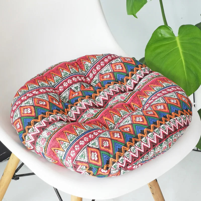 — Coussin de Sol Japonais à Motifs Variés | Confort Naturel & Esprit Zen