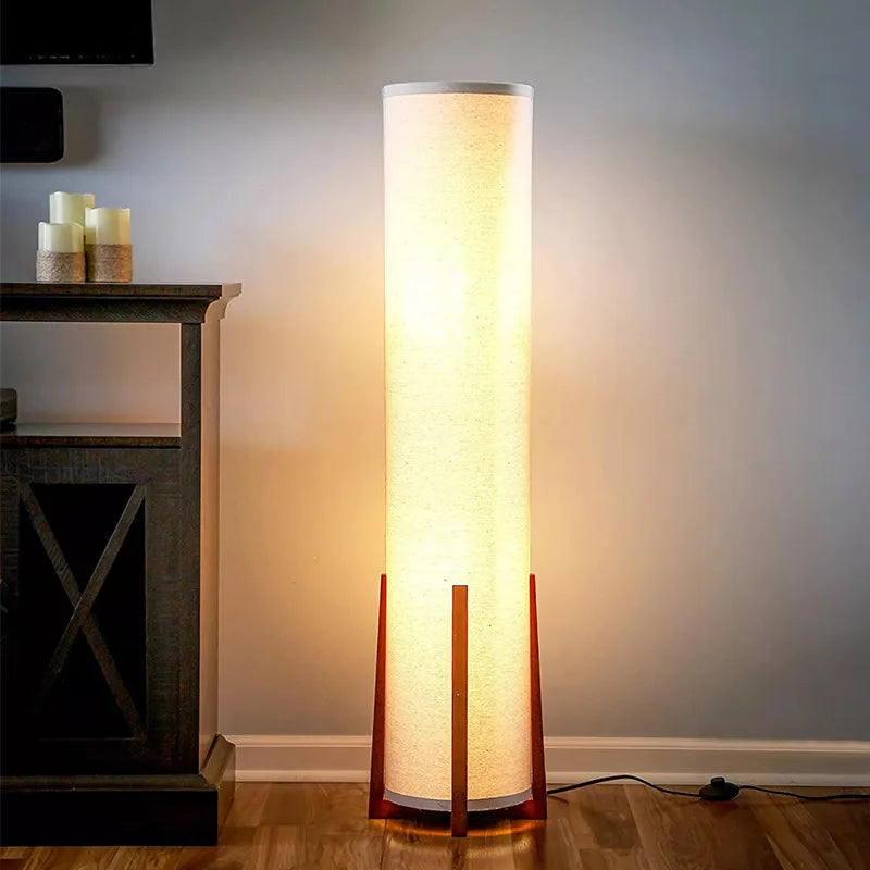 Lampe de Sol Japonaise, Élégance Zen et Lumière Apaisante