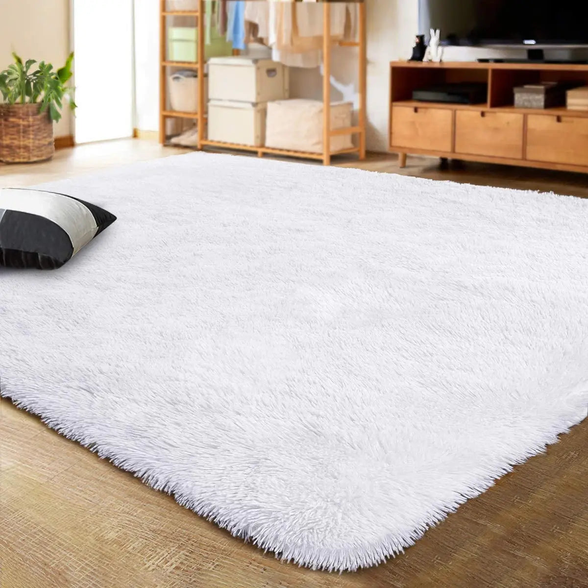 Tapis Japonais en Fourrure Douce | Luxe Cocooning & Élégance Intemporelle
