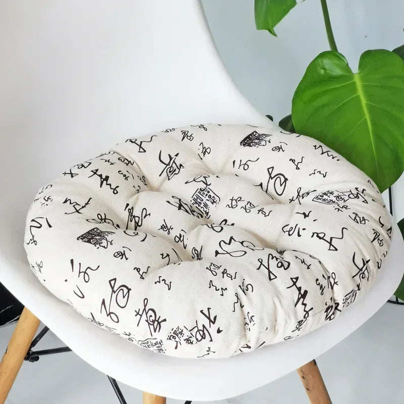 — Coussin de Sol Japonais à Motifs Variés | Confort Naturel & Esprit Zen