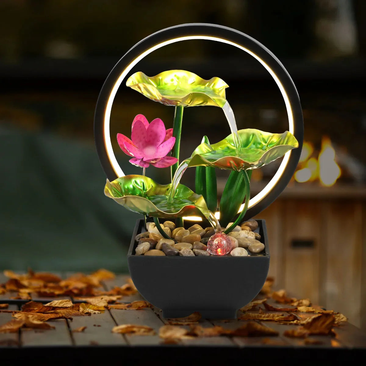 Mini Fontaine Japonaise LED – Sérénité et Élégance Zen