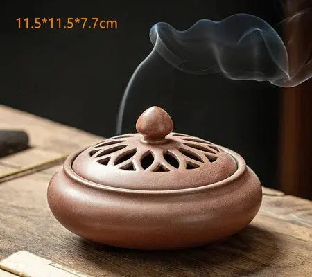 Brûleur d’Encens en Céramique Zen, Élégance & Sérénité