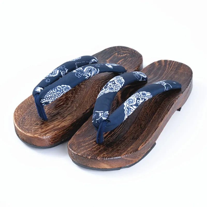 Zori Japonaises Traditionnelles en Bois de Paulownia