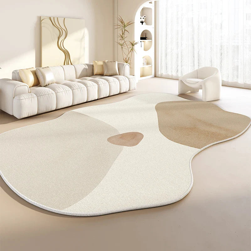 Tapis Japonais Irrégulier Épais en Peluche