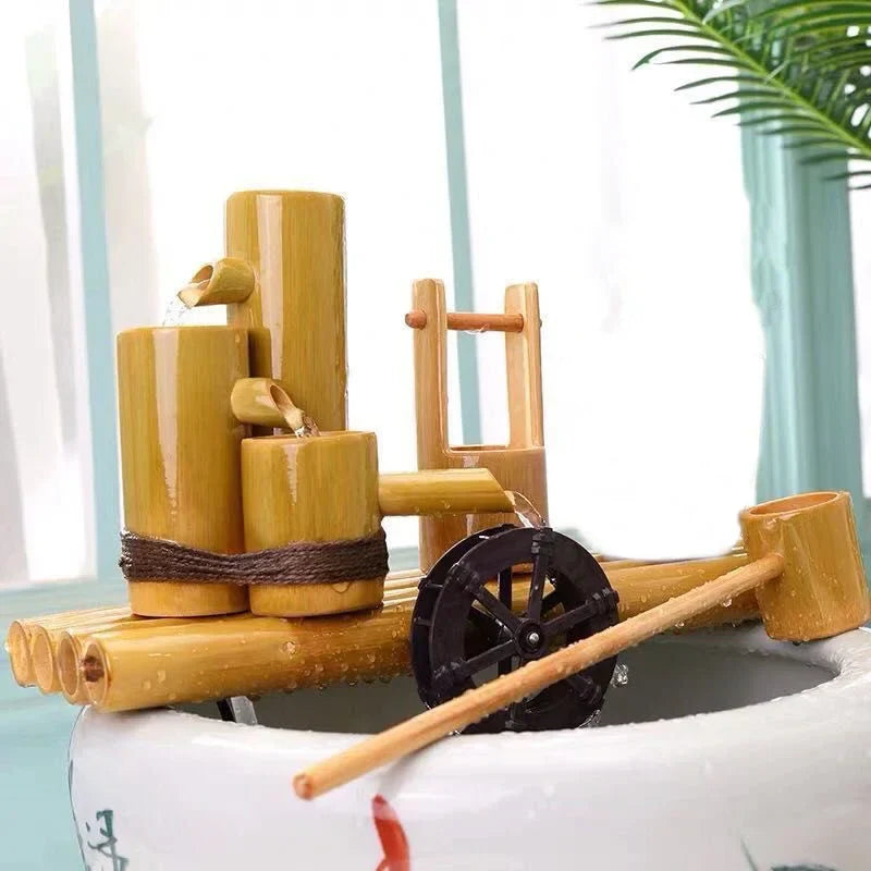 Fontaine Japonaise Apaisante en Bambou