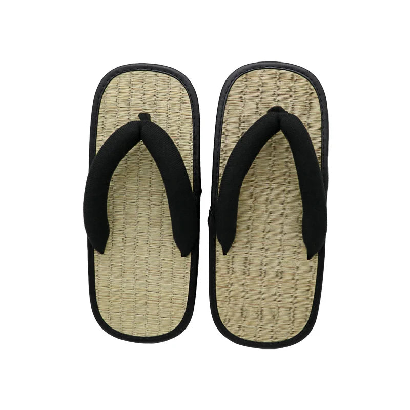 Zori Japonaises Traditionnelles en Paille Tressée