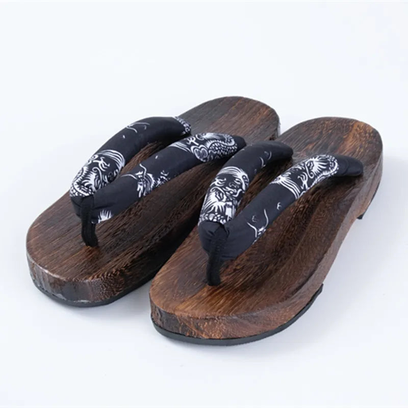 Zori Japonaises Traditionnelles en Bois de Paulownia