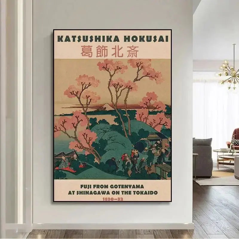 Affiche Japonaise Inspirée des Grands Maîtres de l’Estampe
