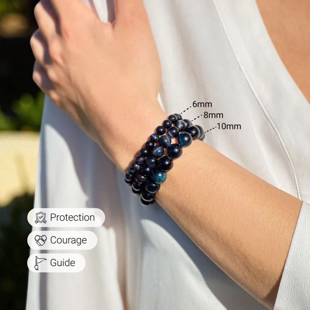 Bracelet Ange Gardien en Oeil de Faucon
