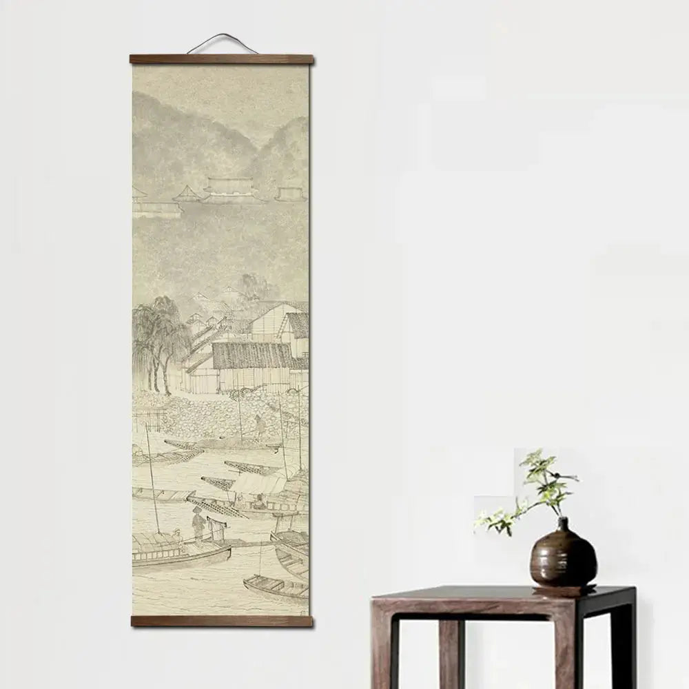 Décoration Murale Japonaise Zen aux Paysages Naturels