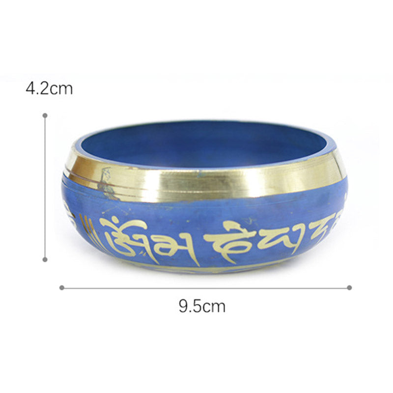 Bol Chantant Tibétain en Cuivre pour Méditation et Relaxation | 9,5 cm