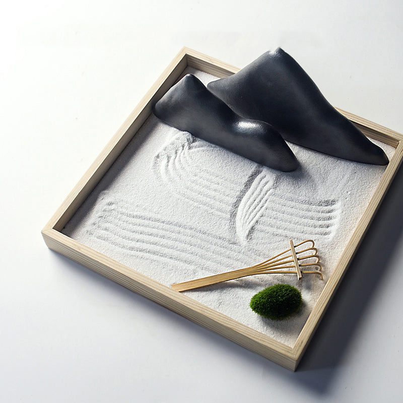 Décoration Jardin Zen en Céramique | Rochers Décoratifs pour Méditation