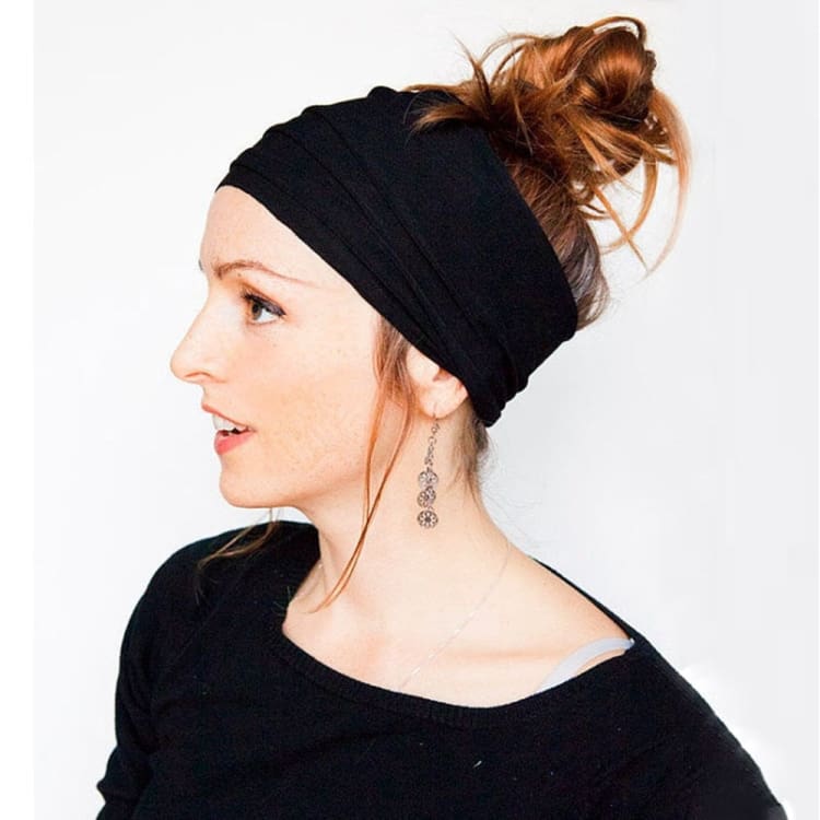 Bandeau de Yoga Élastique en Coton & Polyester