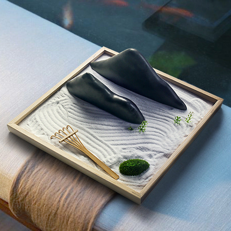 Décoration Jardin Zen en Céramique | Rochers Décoratifs pour Méditation