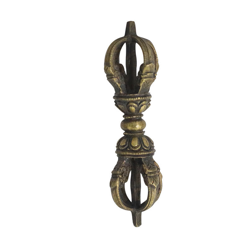 Vajra Dorje Tibétain en Cuivre Fait Main au Népal | Décoration Méditation