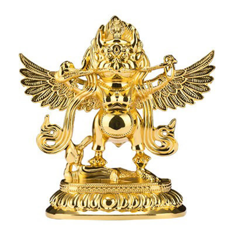 Alliage d'oiseau Garuda du Tibet pour éloigner les mauvais esprits Décoration de la maison