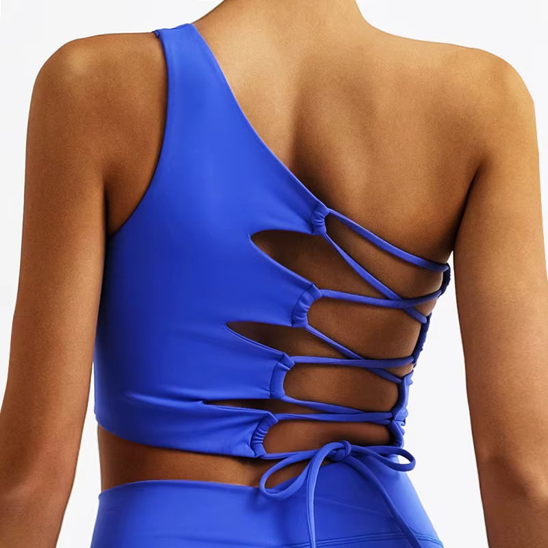 Brassière Yoga Bleue Style & Fluidité