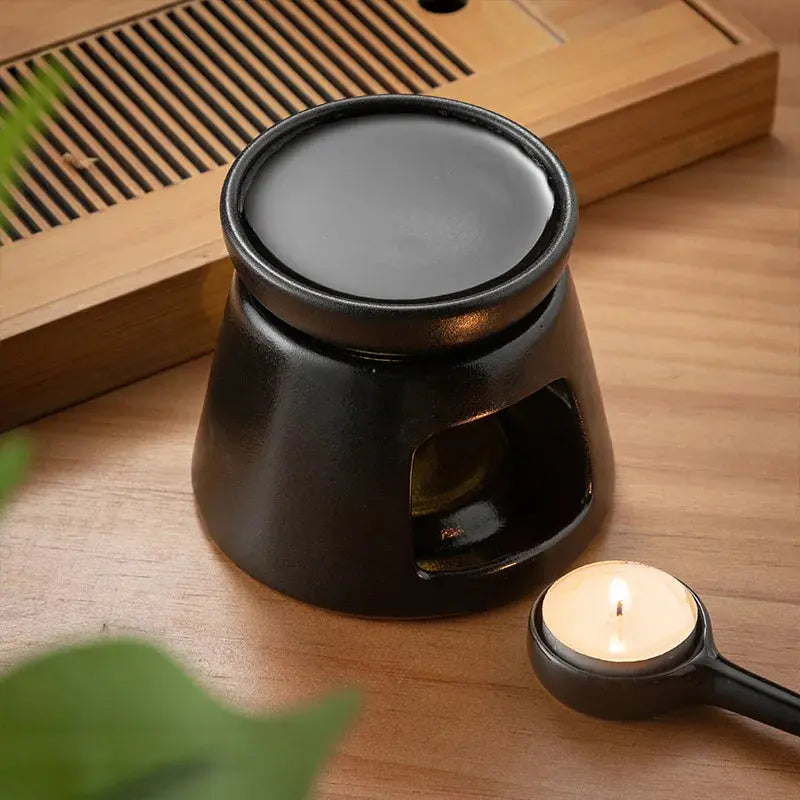 Nuit Calme Diffuseur à Chaleur Douce en Céramique Noire
