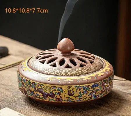 Brûleur d’Encens en Céramique Zen, Élégance & Sérénité