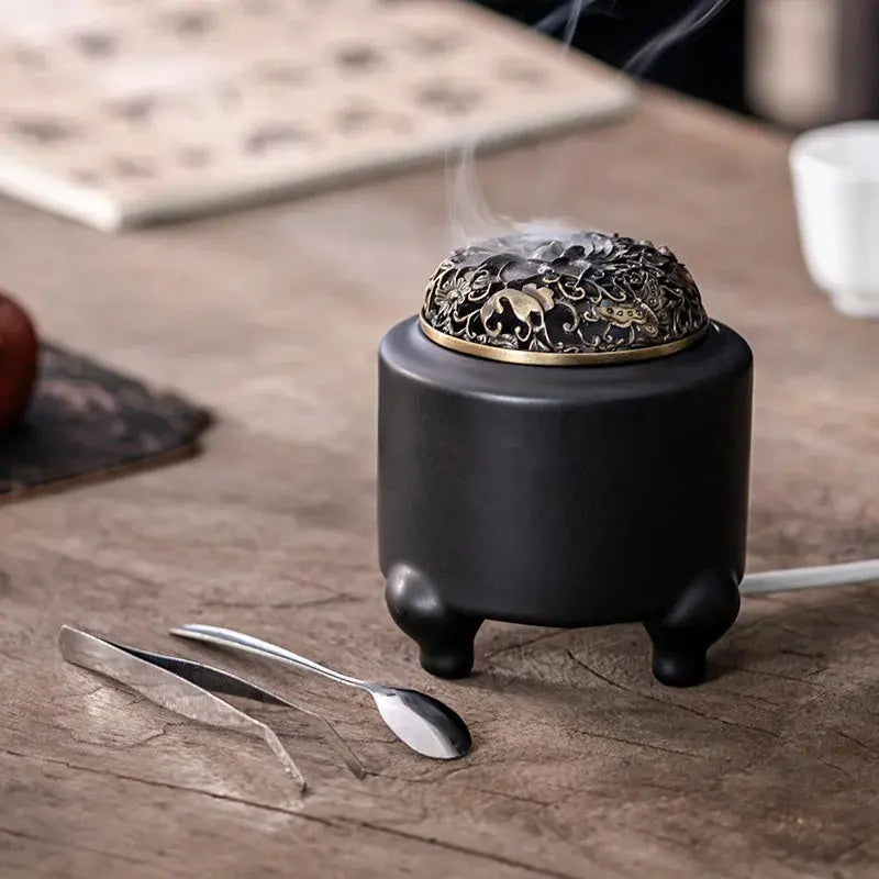 Brûleur d’Encens Électrique en Céramique pour Poudres & Résines