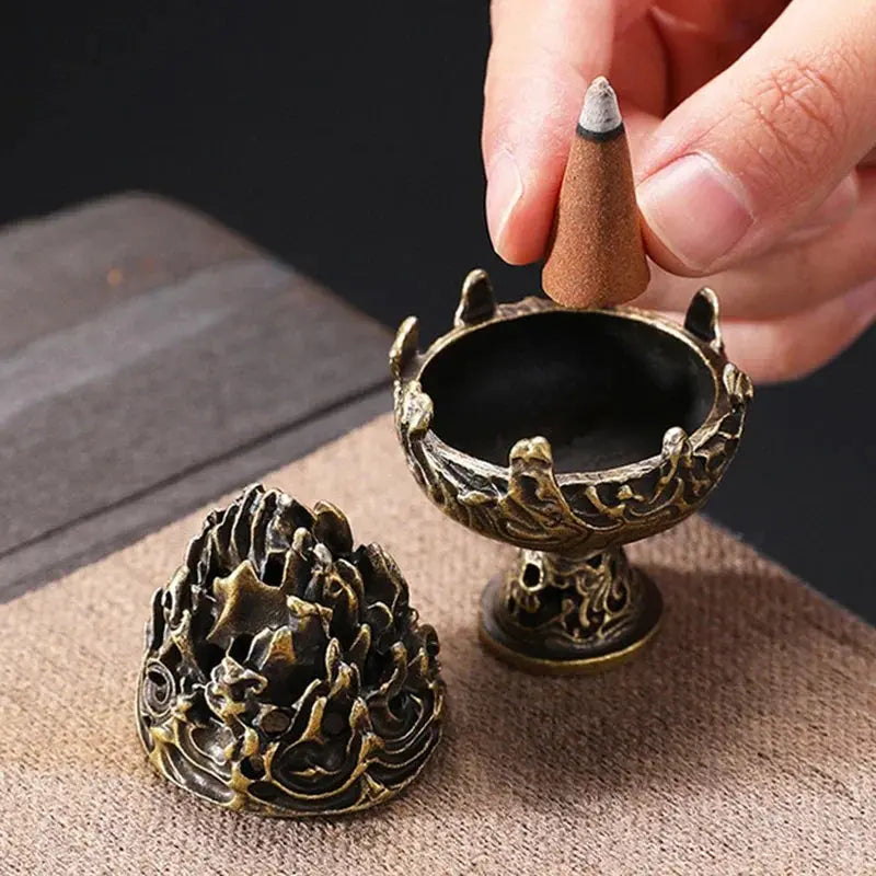 Brûleur d’Encens Boshan Antique, Héritage Historique & Élégance Intemporelle