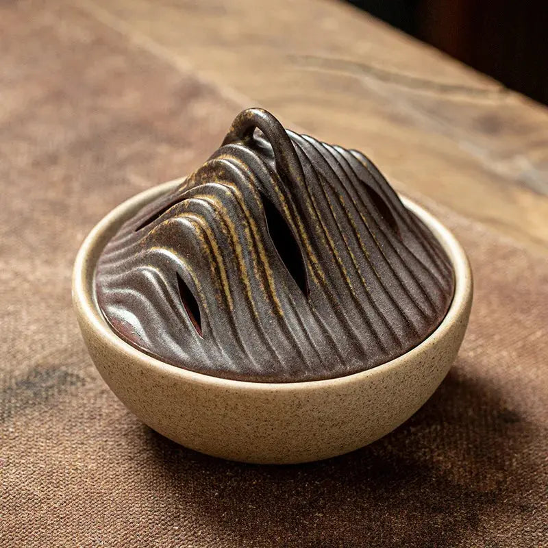 Brûleur d’Encens en Céramique Inspiré du Rituel Kōdō