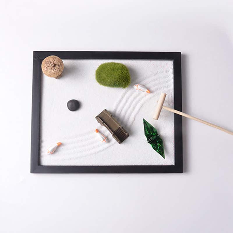 Décoration Poisson Koi Zen pour Jardin de Méditation | Sculpture 21,5 cm