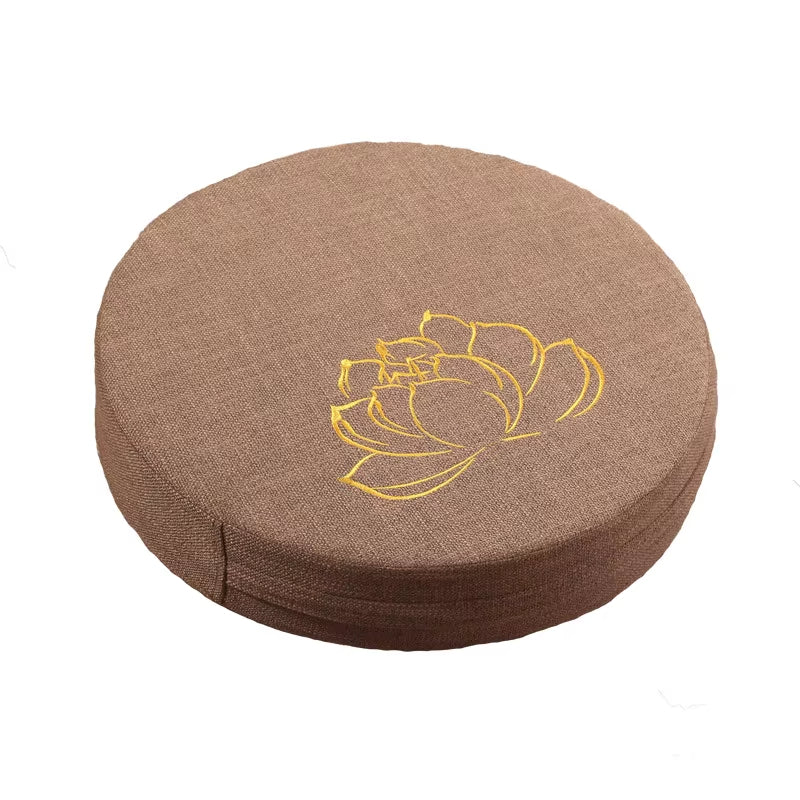 Coussin de Méditation “Fleur de Lotus” – Assise Confortable & Mobilité Zen