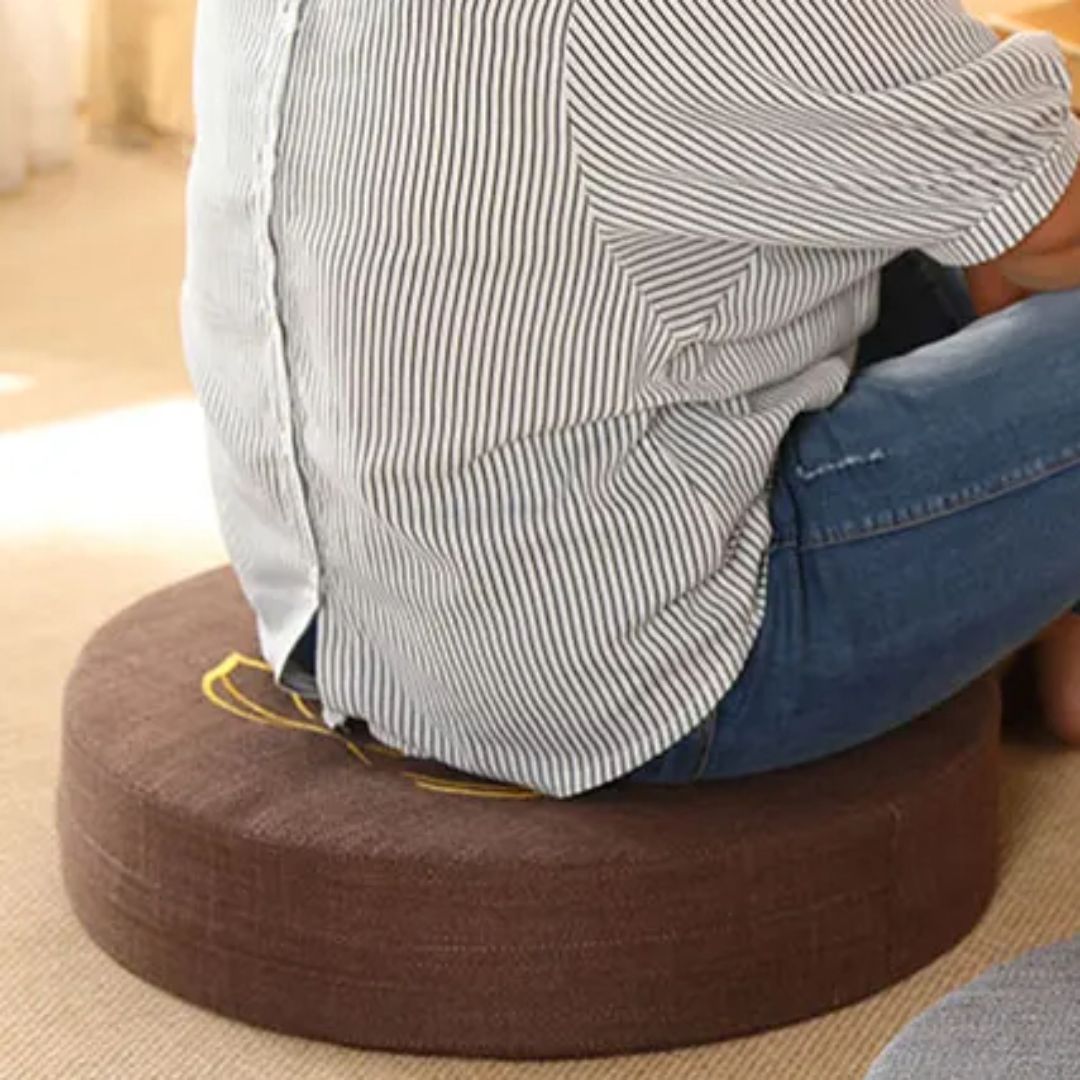 Coussin de Méditation “Fleur de Lotus” – Assise Confortable & Mobilité Zen