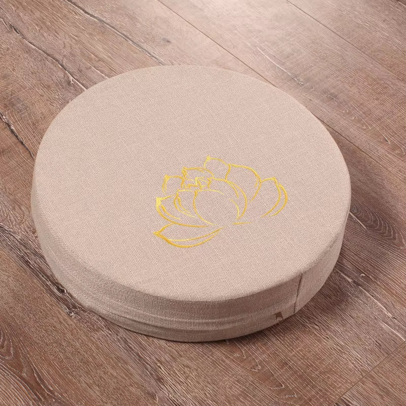Coussin de Méditation “Fleur de Lotus” – Assise Confortable & Mobilité Zen