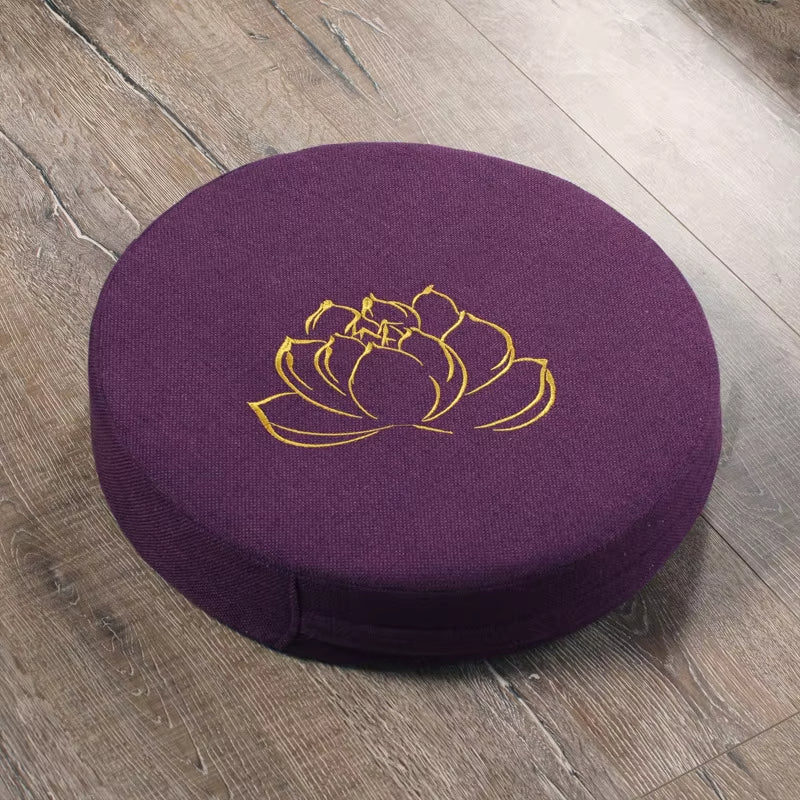 Coussin de Méditation “Fleur de Lotus” – Assise Confortable & Mobilité Zen