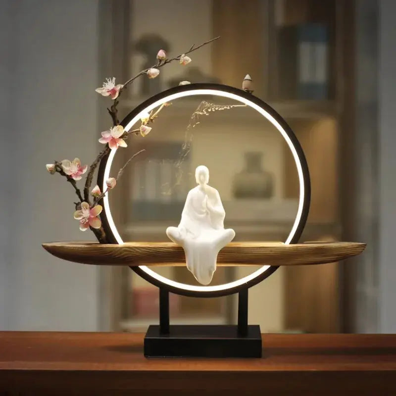 Souffle Sakura · Porte-Encens LED Fleur de Cerisier