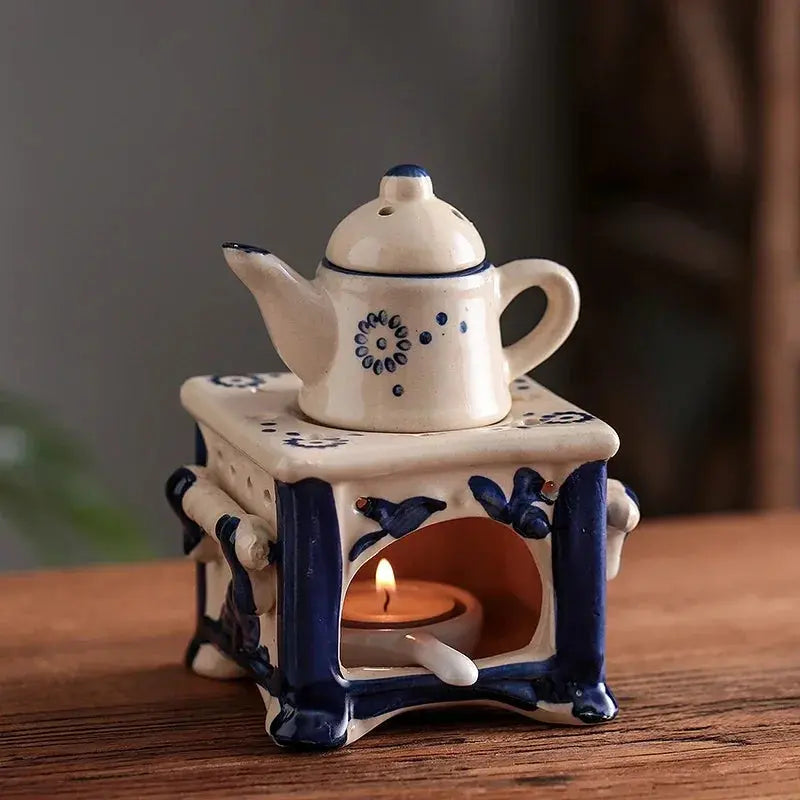Infusion Paisible Diffuseur d’Huiles Essentielles à la Bougie