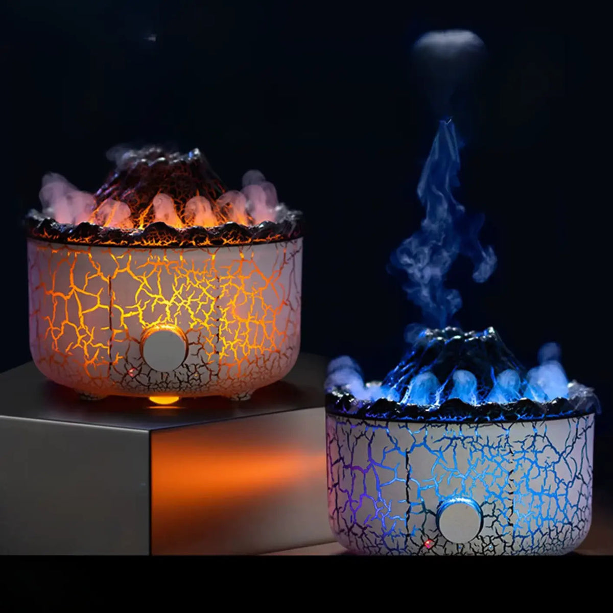 Diffuseur d’Huiles Essentielles Effet Flamme Grande Capacité