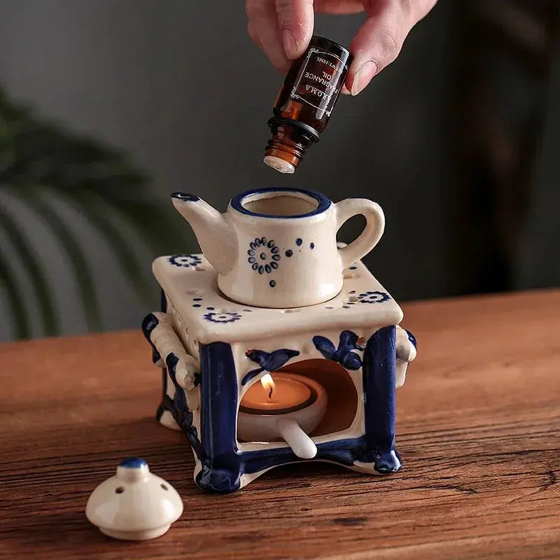 Infusion Paisible Diffuseur d’Huiles Essentielles à la Bougie