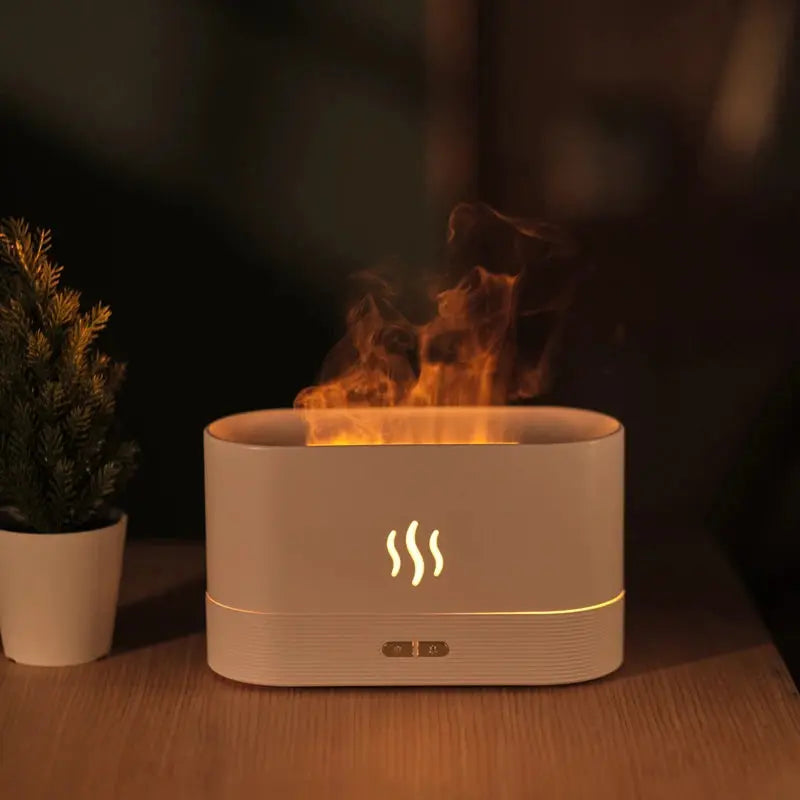 Diffuseur d’Huiles Essentielles Effet Flamme LED