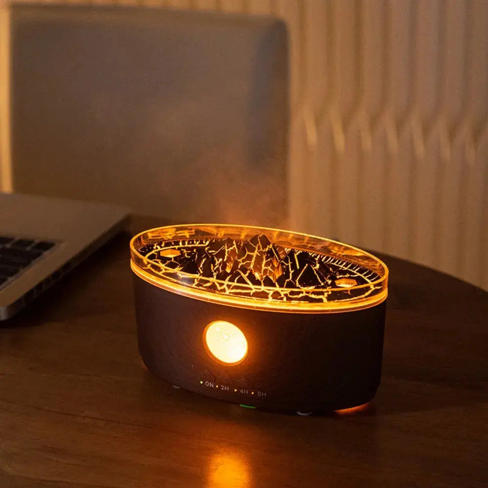 Diffuseur d’Huiles Essentielles Effet Volcan LED