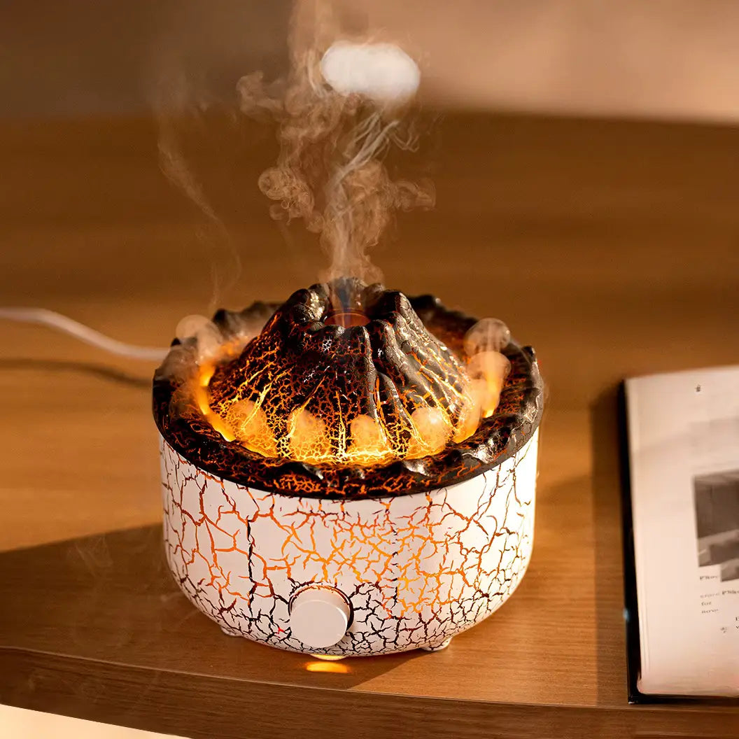 Diffuseur d’Huiles Essentielles Effet Flamme Grande Capacité