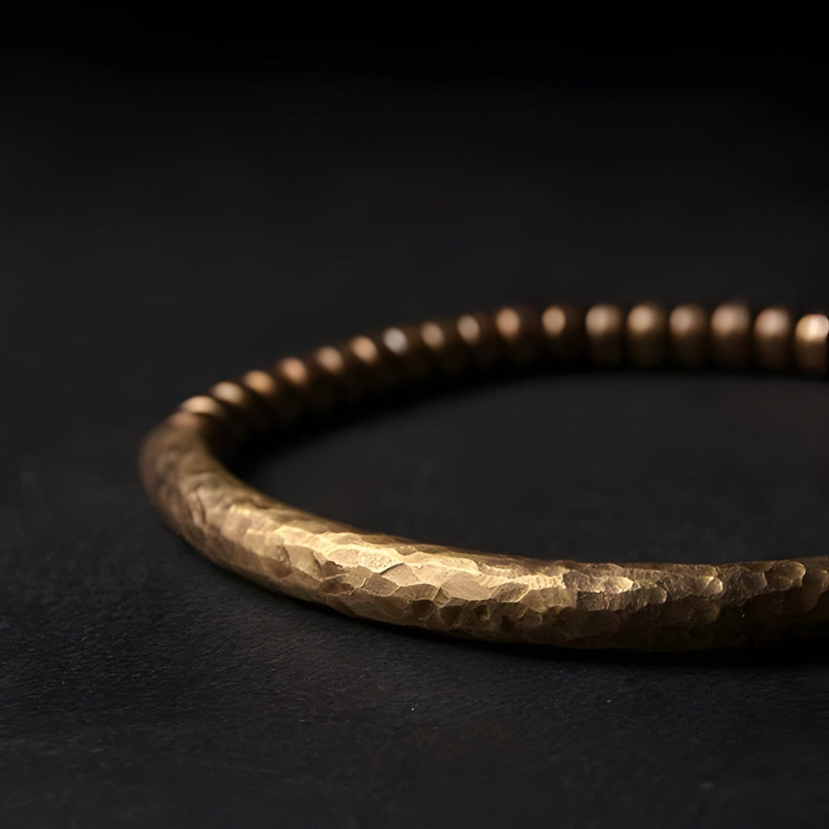 Bracelet en Cuivre avec Oeil de Tigre