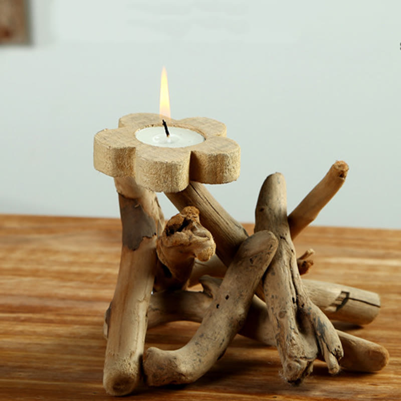 Peigne de Massage Relaxant en Bois de Santal Rouge et Vert