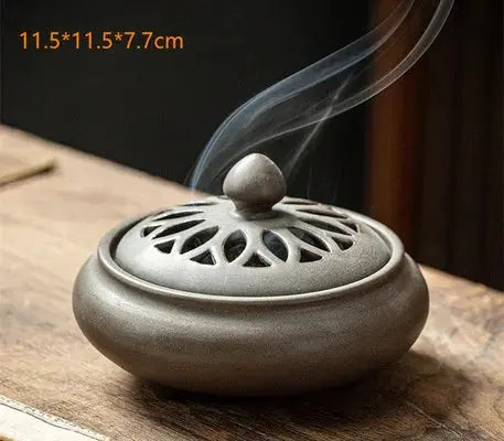 Brûleur d’Encens en Céramique Zen, Élégance & Sérénité
