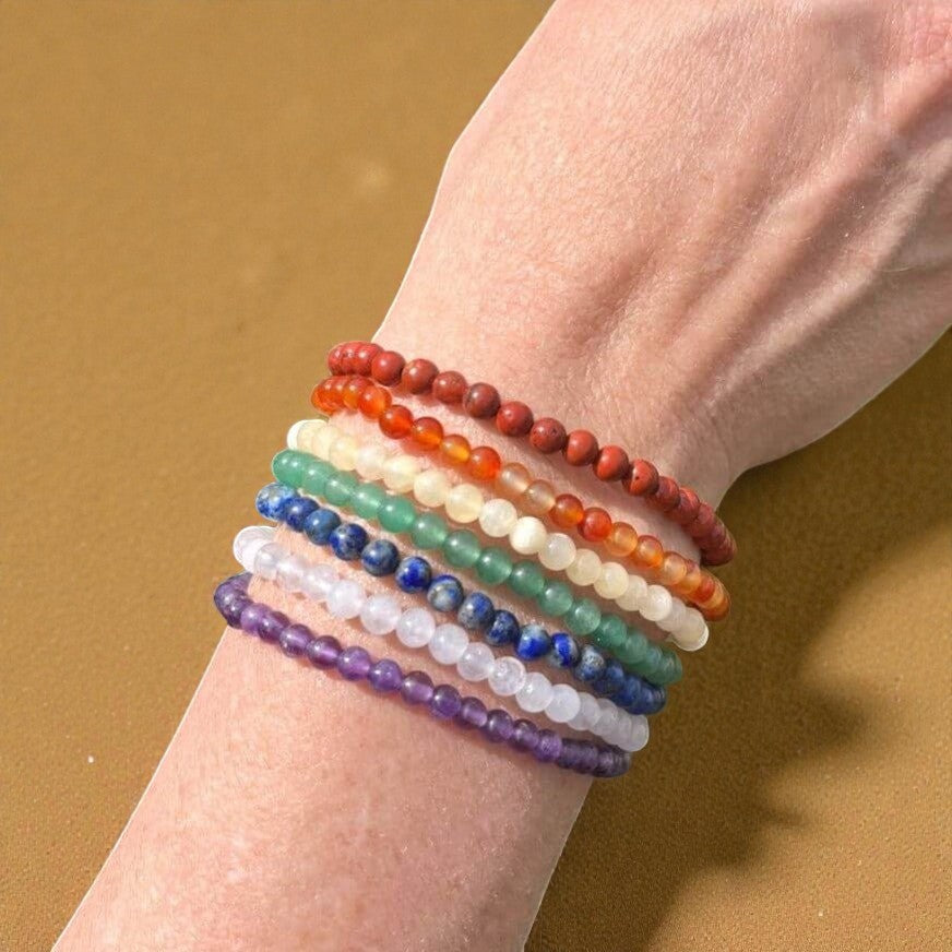 Ensemble Ouverture des 7 Chakras en Pierres Naturelles