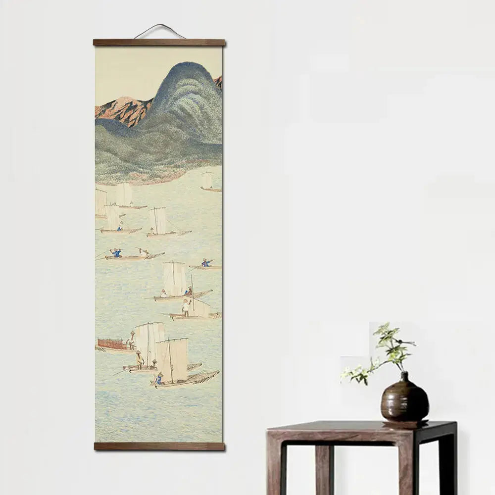 Décoration Murale Japonaise Zen aux Paysages Naturels
