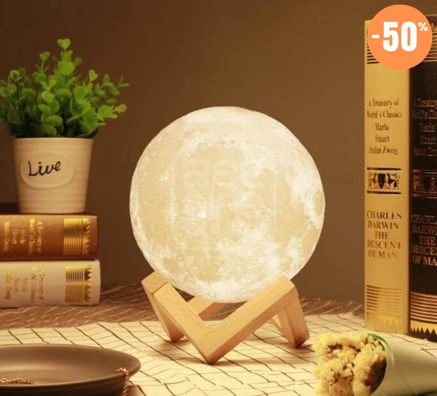 Exclusivité Lampe Lune 3D
