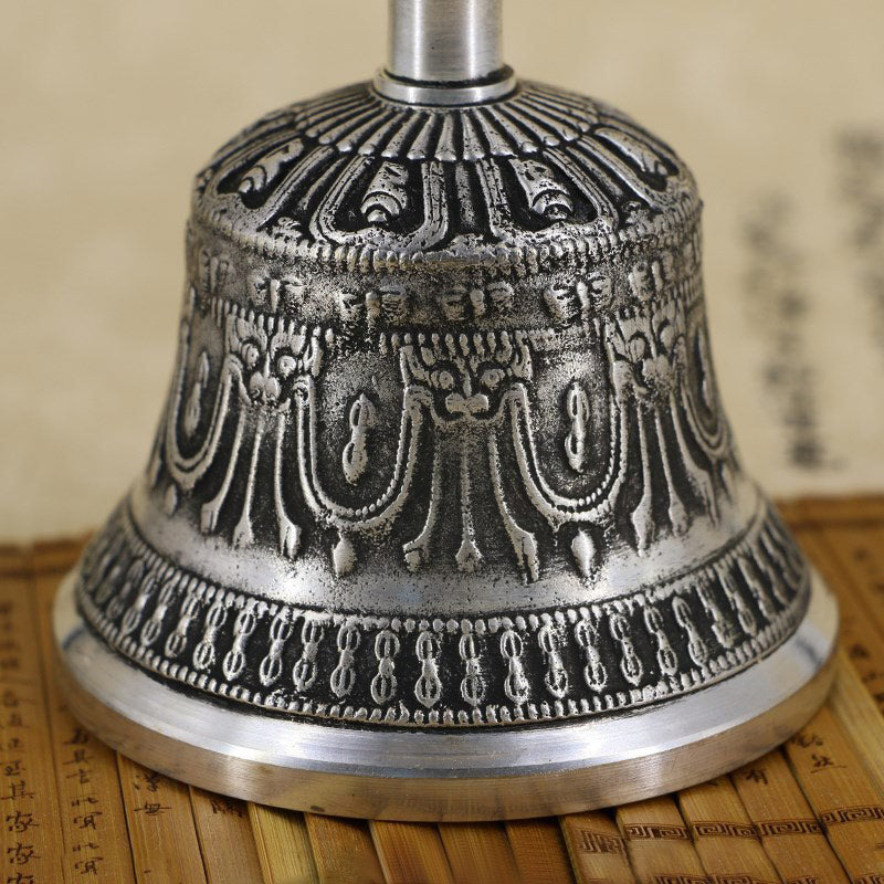 Cloche de Méditation et Vajra Dorje | Ensemble Rituel en Cuivre